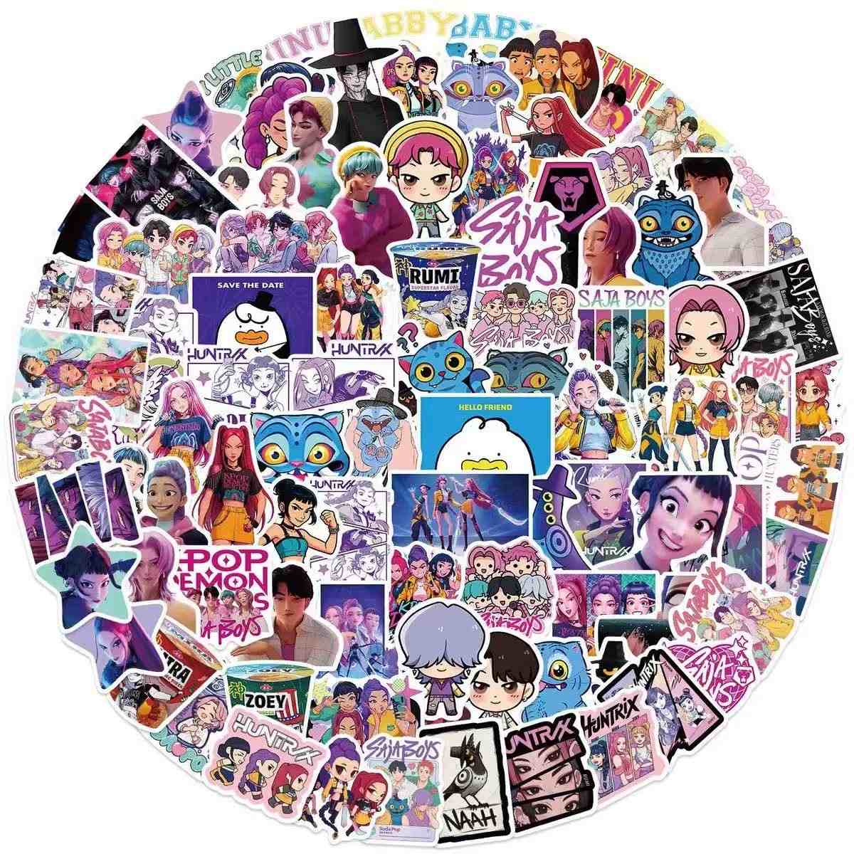 Kpop Demon Hunter Stickers Set