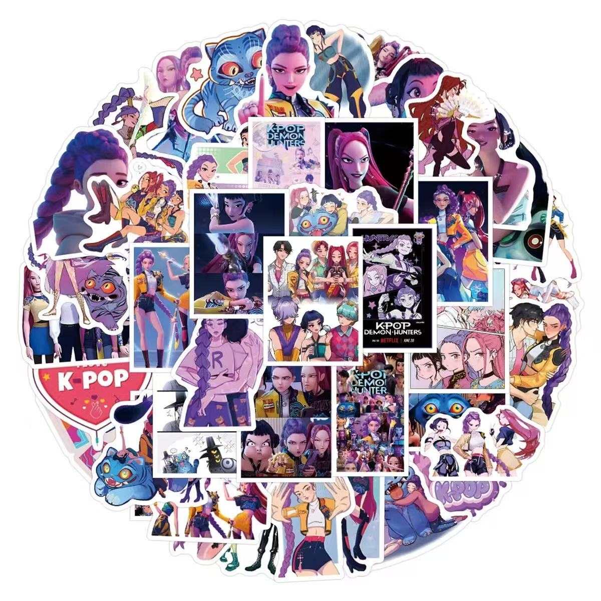 Kpop Demon Hunter Stickers Set