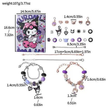 Kuromi DIY Bracelet Set Advent Calendar | Jewelry Making
