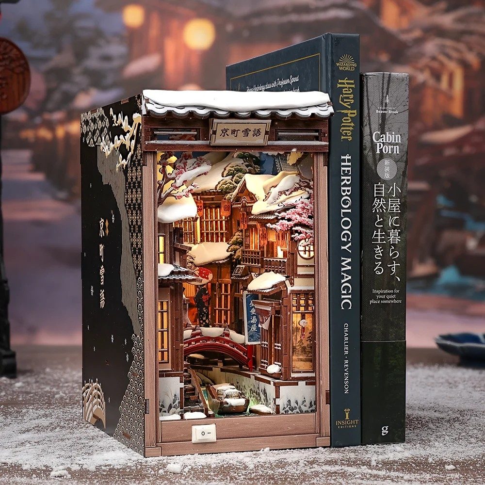 Kyoto Snow Whisper DIY Book Nook Kit