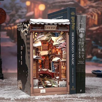 Kyoto Snow Whisper DIY Book Nook Kit