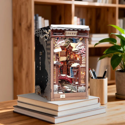 Kyoto Snow Whisper DIY Book Nook Kit