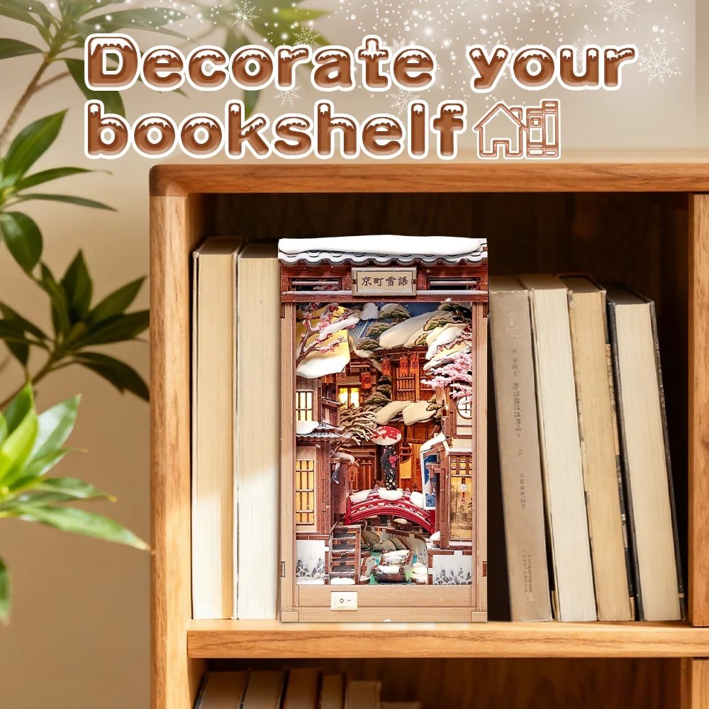 Kyoto Snow Whisper DIY Book Nook Kit