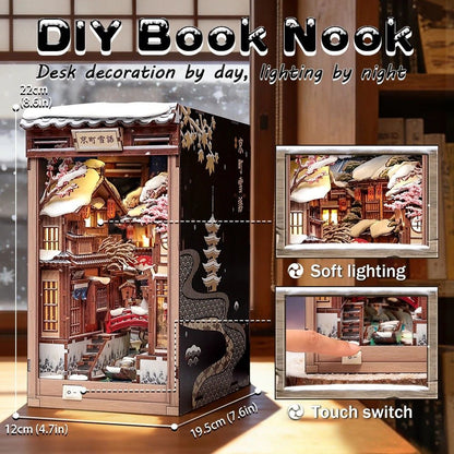 Kyoto Snow Whisper DIY Book Nook Kit