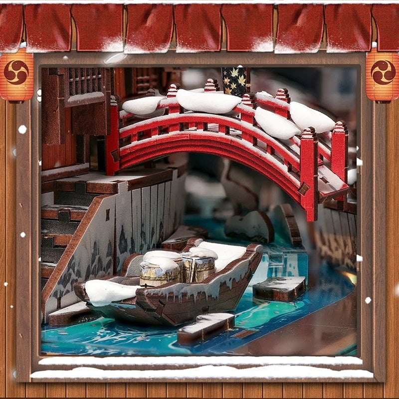 Kyoto Snow Whisper DIY Book Nook Kit