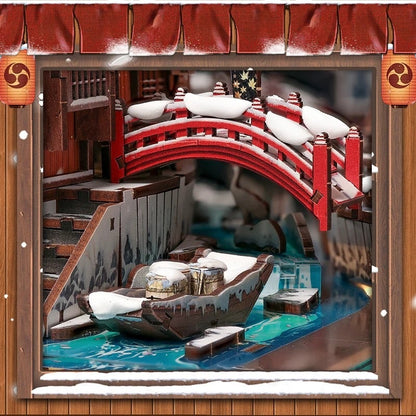 Kyoto Snow Whisper DIY Book Nook Kit