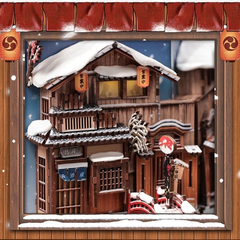 Kyoto Snow Whisper DIY Book Nook Kit