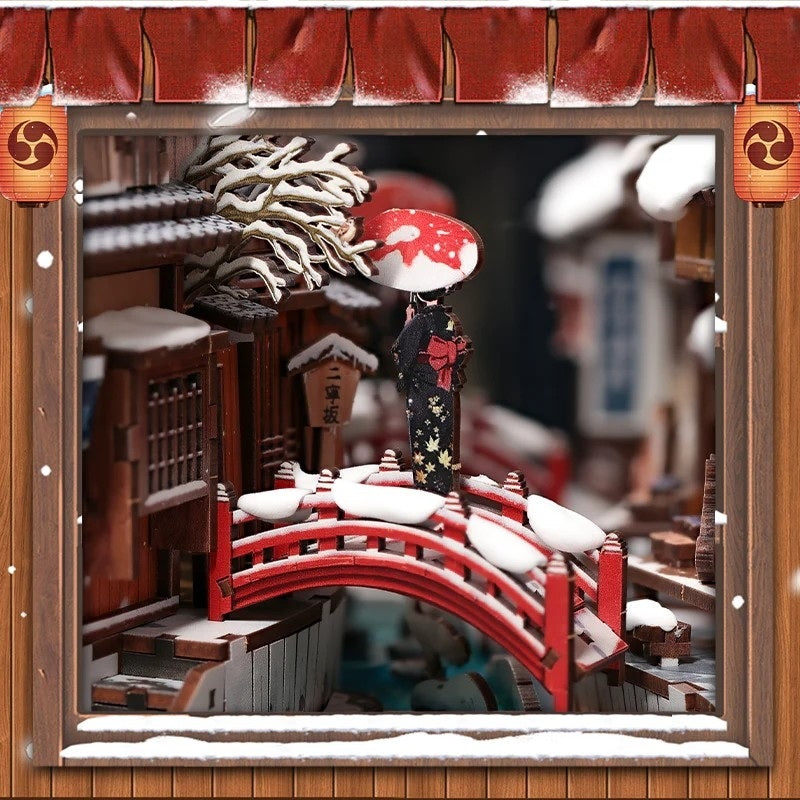 Kyoto Snow Whisper DIY Book Nook Kit