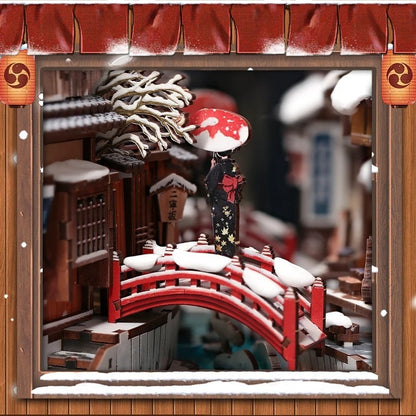 Kyoto Snow Whisper DIY Book Nook Kit