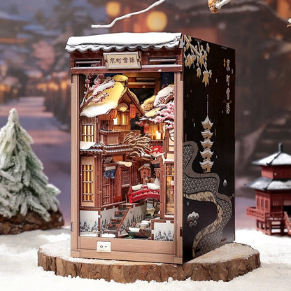 Kyoto Snow Whisper DIY Book Nook Kit