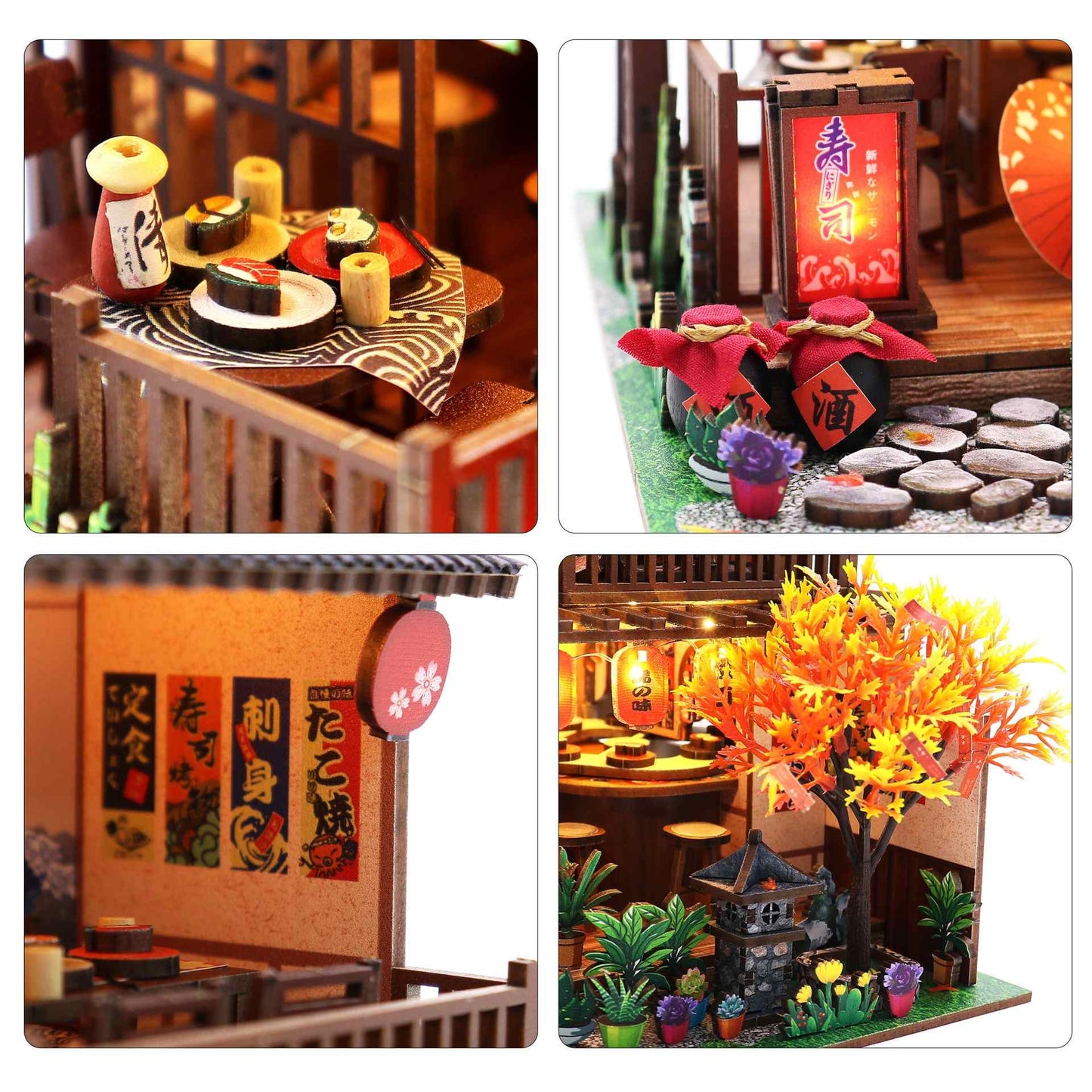 Kyoto Sushi Restaurant DIY Miniature House Kit