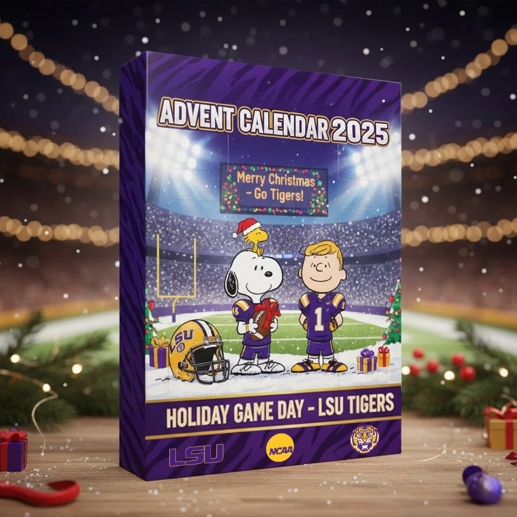 LSU Tiger Snoopy Advent Calendar