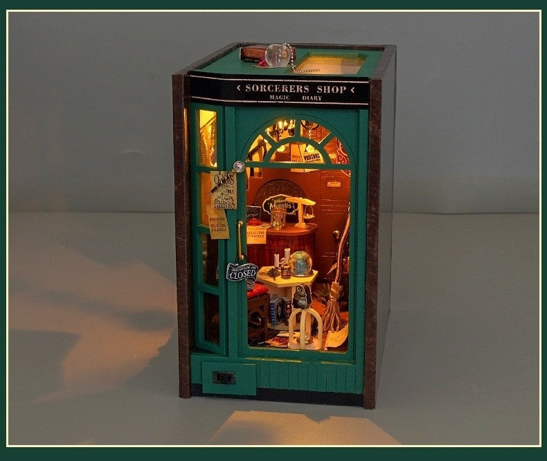 image displaying the finished Magic Diary DIY Book Nook Kit