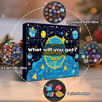 Christmas Magic Dice Advent Calendar