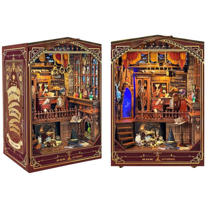 image displaying the front and 45 degree views of Magic Studio DIY Book Book in white background