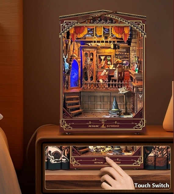 image displaying the touch switch of Magic Studio DIY Book Book