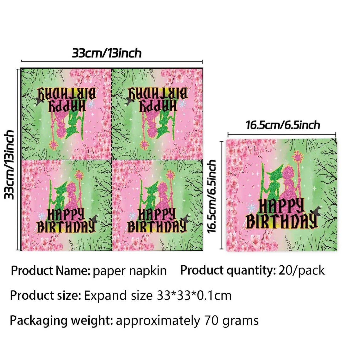 Magic Witch Birthday Party Decoration Kit