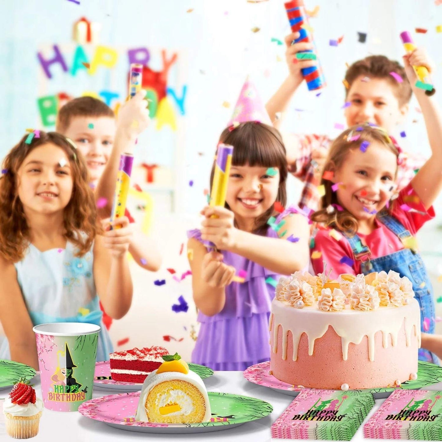 Magic Witch Birthday Party Decoration Kit