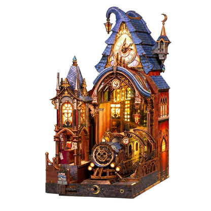 Enchanted Magic Platform DIY Book Nook Kit – Fantasy Train Station Miniature