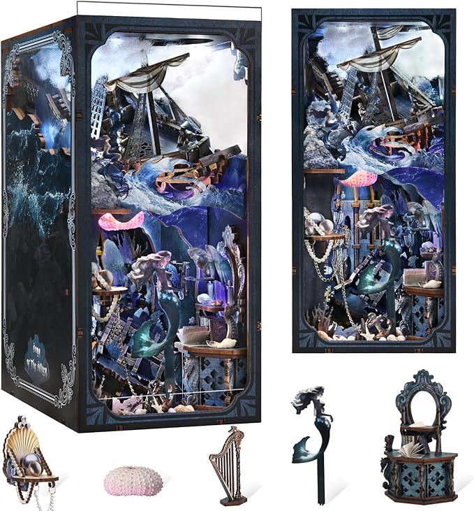 Mermaid DIY Book Nook Kit – Song of the Sirens