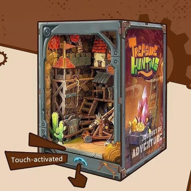 Mining Zone Fortress DIY Book Nook Kit