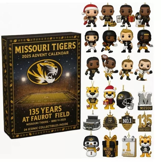 Missouri Tigers 135th Anniversary Advent Calendar, Includes 24 Missouri Tigers–themed collectibles