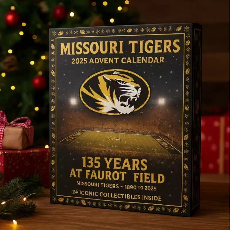 Missouri Tigers 135th Anniversary Advent Calendar, Includes 24 Missouri Tigers–themed collectibles