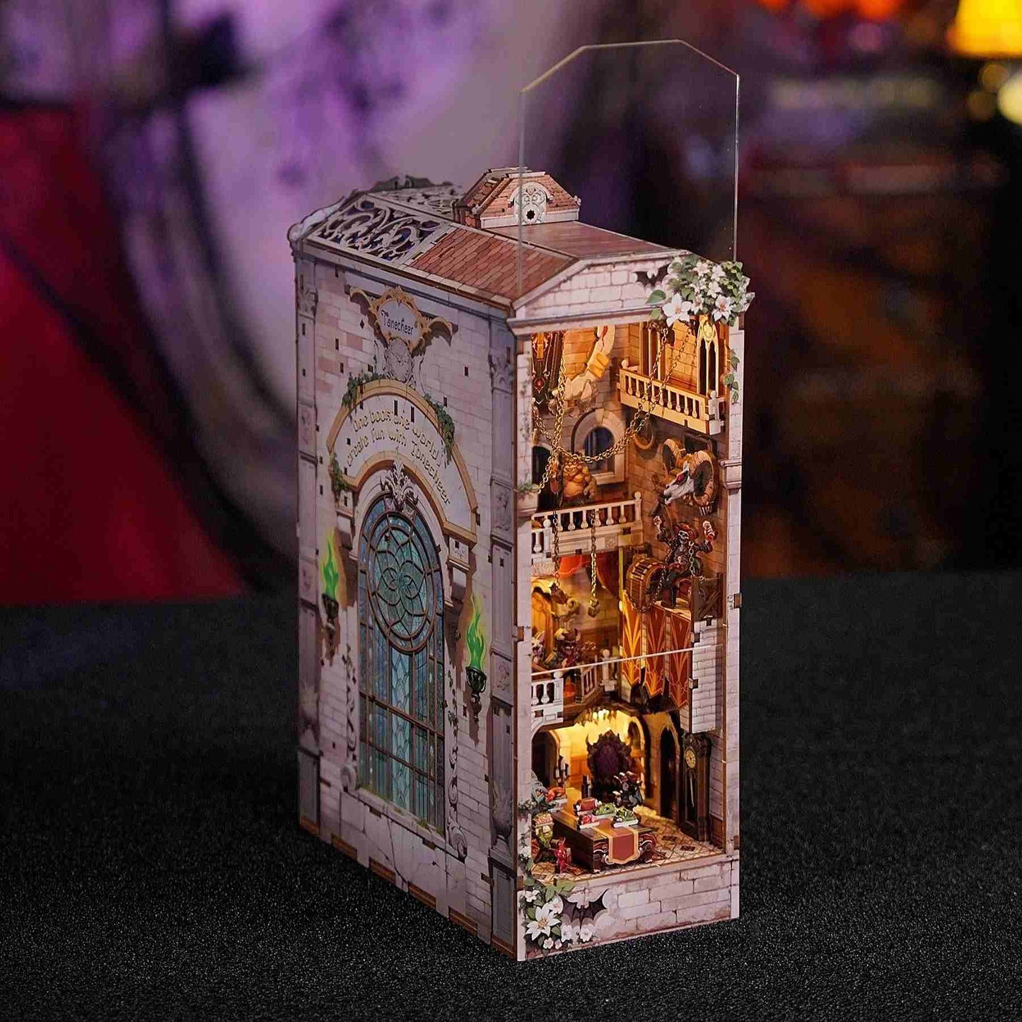 Monster Carnival DIY Book Nook Shelf Insert