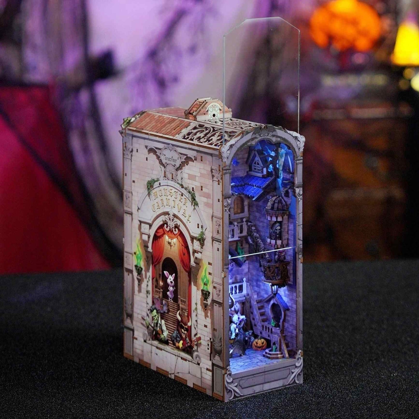Monster Carnival DIY Book Nook Shelf Insert