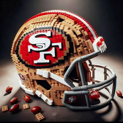 Building Blocks Football Helmet Sets for NFL Fans