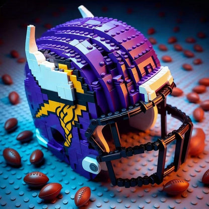 Building Blocks Football Helmet Sets for NFL Fans