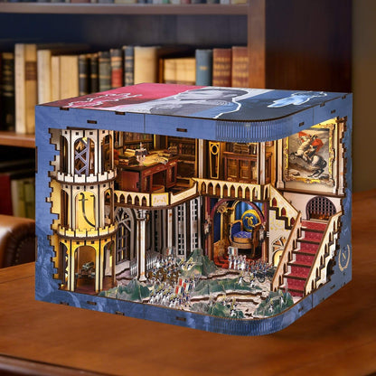 Napoleon DIY Book Nook Kit – 3D Wooden Historical Miniature