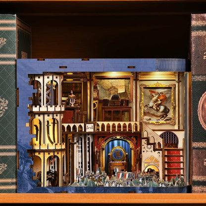 Napoleon DIY Book Nook Kit – 3D Wooden Historical Miniature