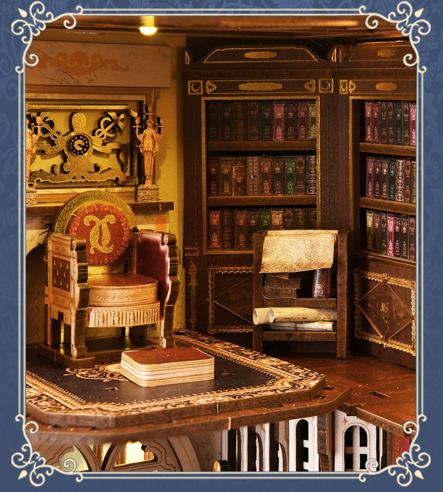 Napoleon DIY Book Nook Kit – 3D Wooden Historical Miniature