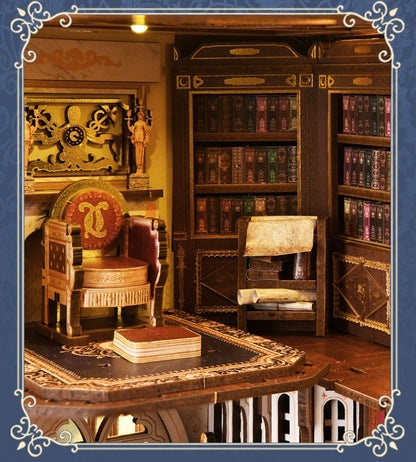 Napoleon DIY Book Nook Kit – 3D Wooden Historical Miniature