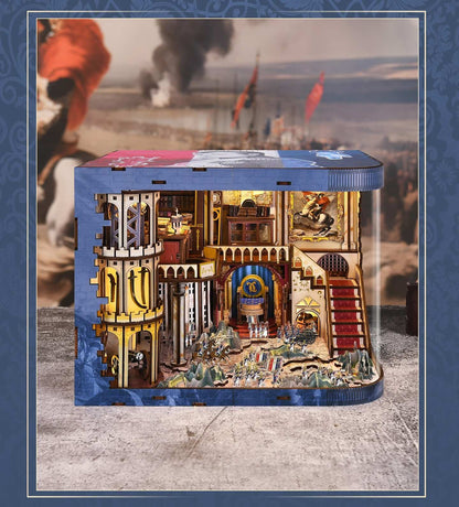Napoleon DIY Book Nook Kit – 3D Wooden Historical Miniature