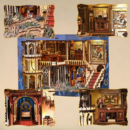 Napoleon DIY Book Nook Kit – 3D Wooden Historical Miniature