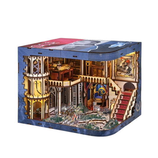 Napoleon DIY Book Nook Kit – 3D Wooden Historical Miniature