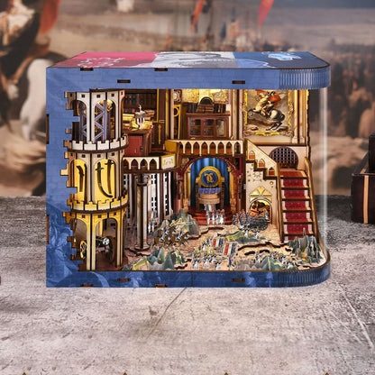 Napoleon DIY Book Nook Kit – 3D Wooden Historical Miniature