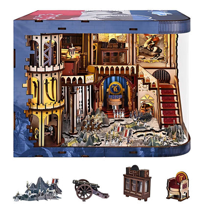 Napoleon DIY Book Nook Kit – 3D Wooden Historical Miniature