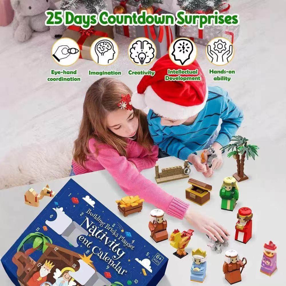 Nativity Bricks Building Advent Calendar – Christmas Countdown