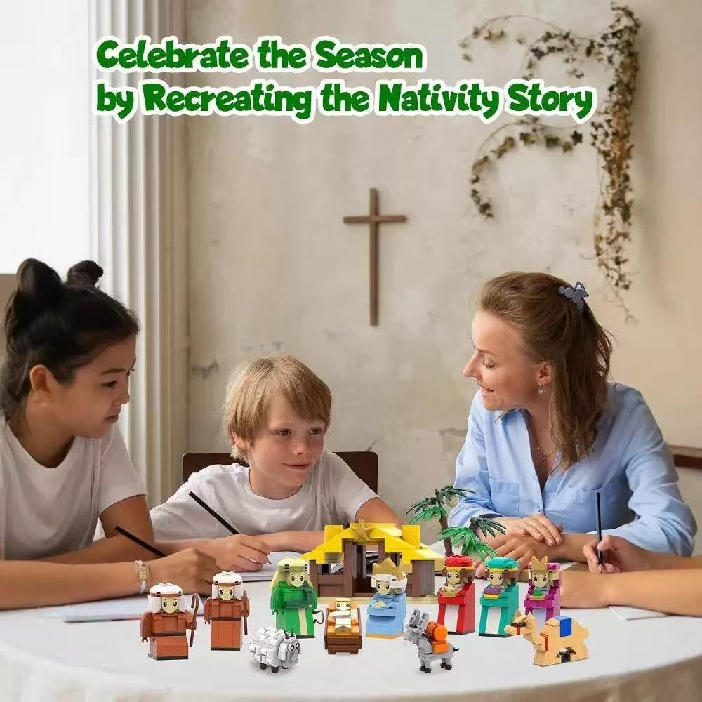 Nativity Bricks Building Advent Calendar – Christmas Countdown