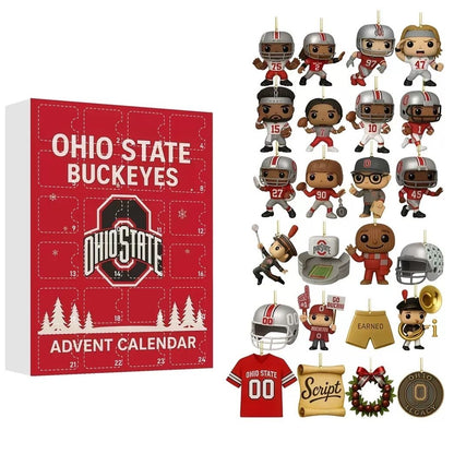 Ohio State Buckeyes Advent Calendar | 2D Acrylic Mini Figures Surprise Box