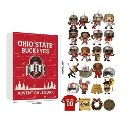 Ohio State Buckeyes Advent Calendar | 2D Acrylic Mini Figures Surprise Box