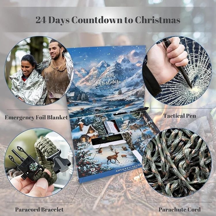 Outdoor Survival Kit Advent Calendar