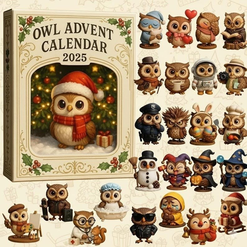 Little Owl Advent Calendar