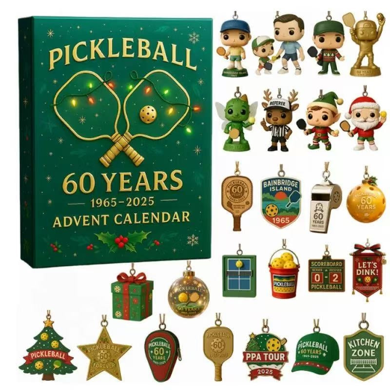 Pickleball 60 Years Advent Calendar