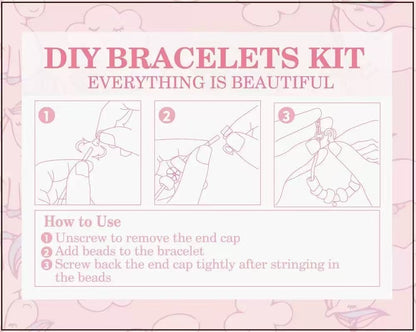 Instructions for a DIY bracelets kit