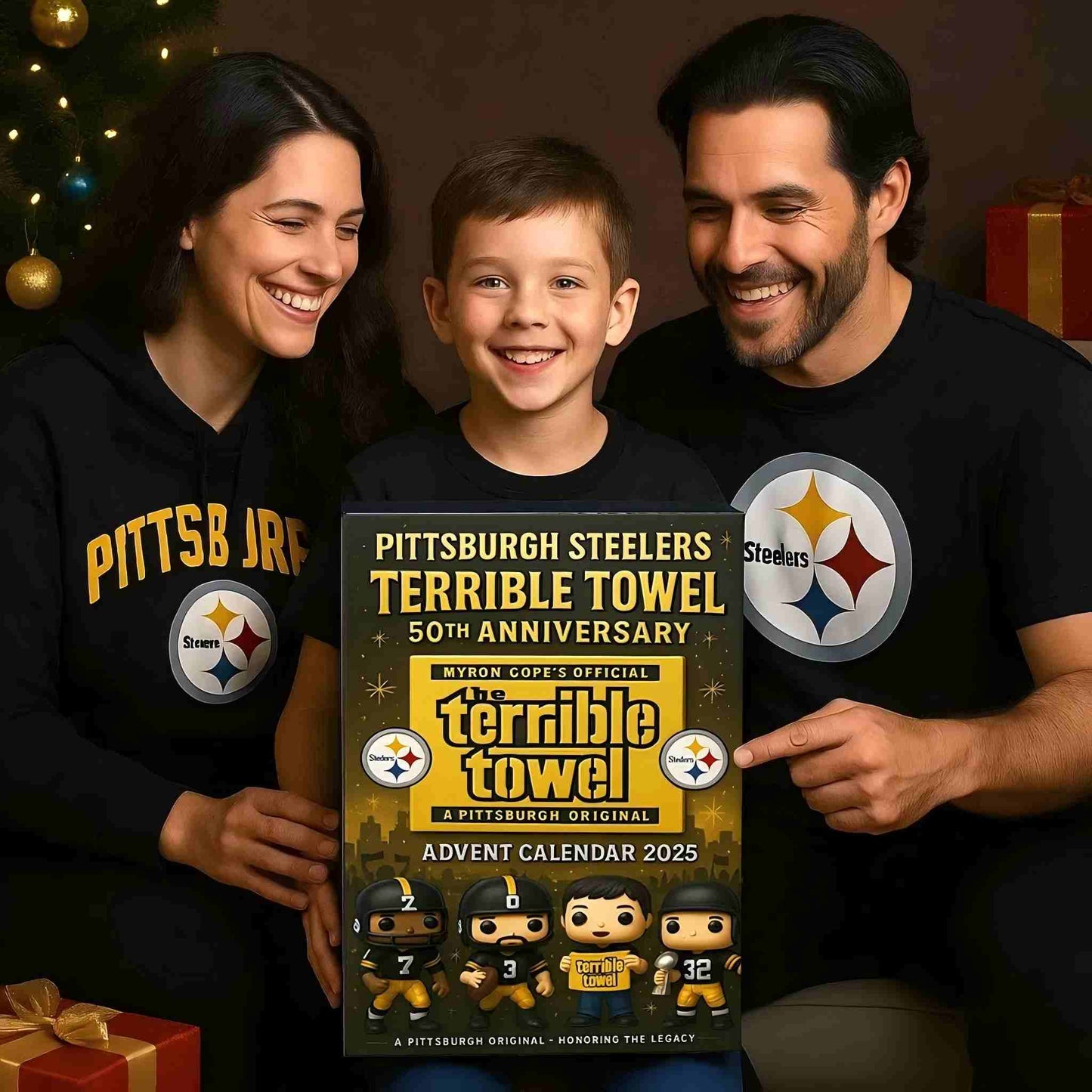 Pittsburgh Steelers Advent Calendar | Terrible Towel 50th Anniversary Edition