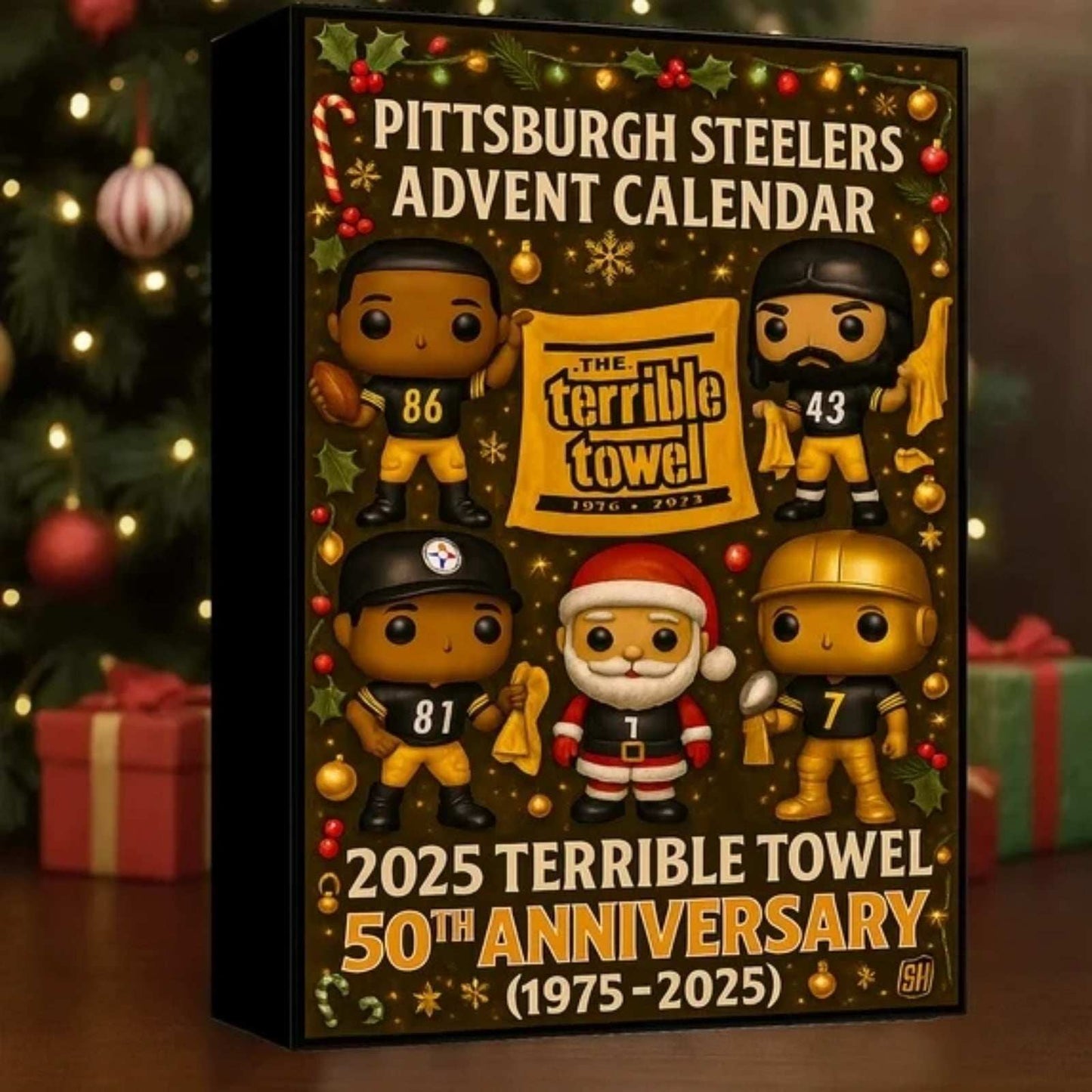 Pittsburgh Steelers Advent Calendar | Terrible Towel 50th Anniversary Edition